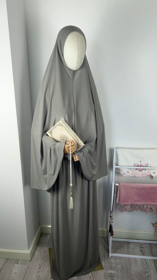 SKIRT KHIMAR SET SOFT GREEN