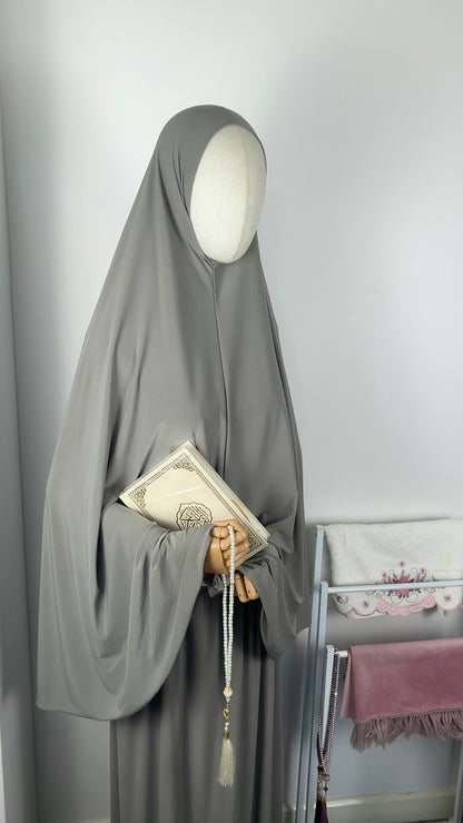 SKIRT KHIMAR SET SOFT GREEN