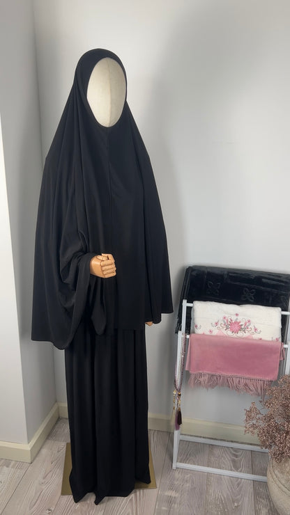 SKIRT KHIMAR SET BLACK