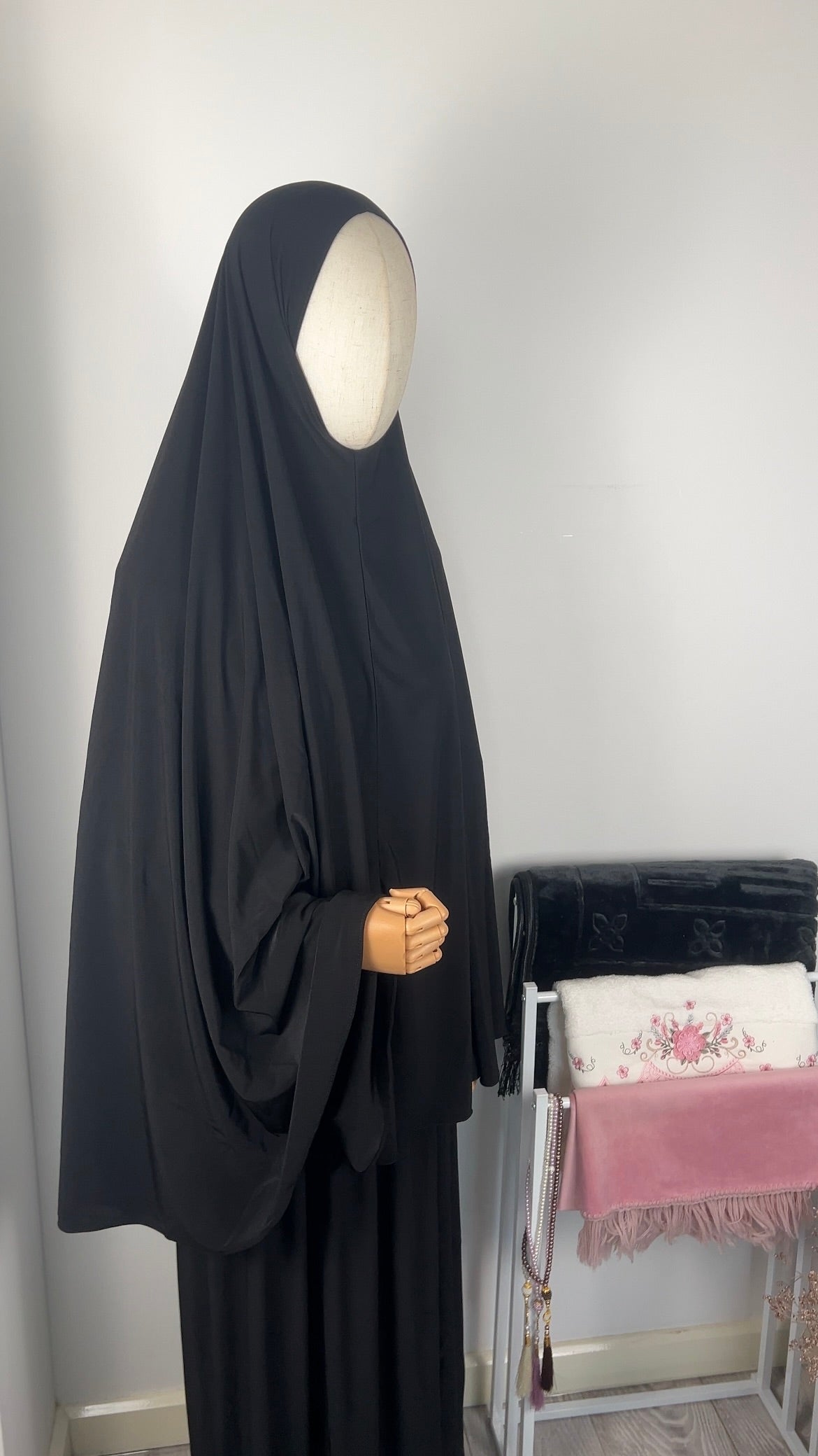 SKIRT KHIMAR SET BLACK