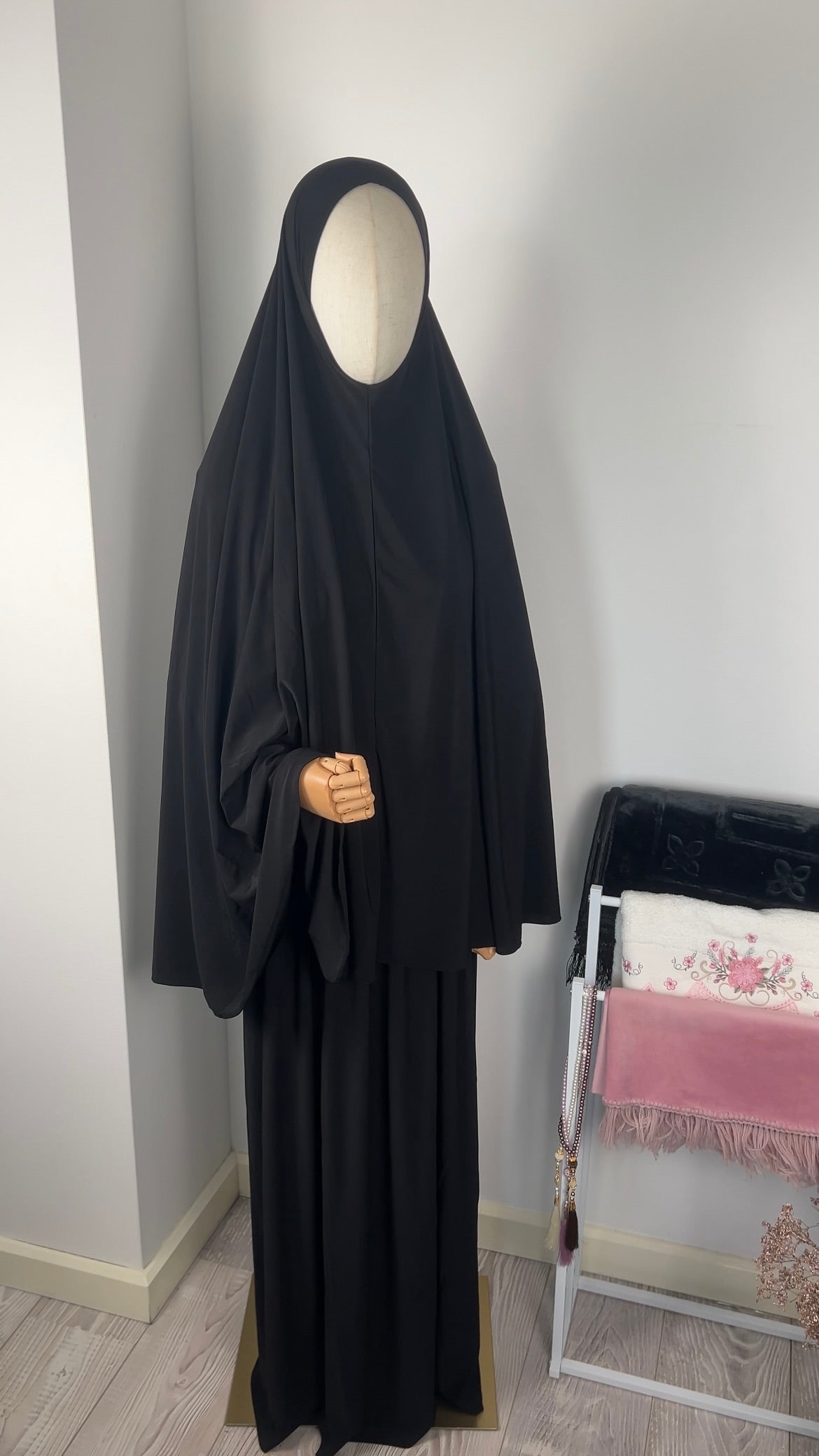 SKIRT KHIMAR SET BLACK