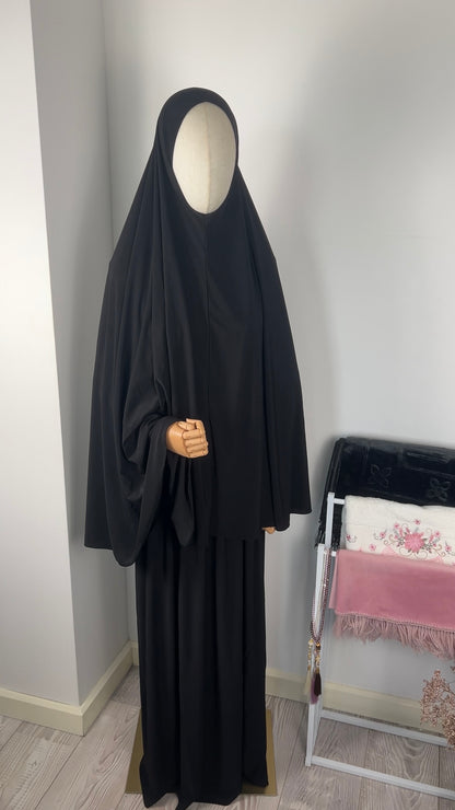 SKIRT KHIMAR SET BLACK