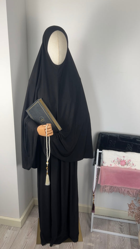 SKIRT KHIMAR SET BLACK