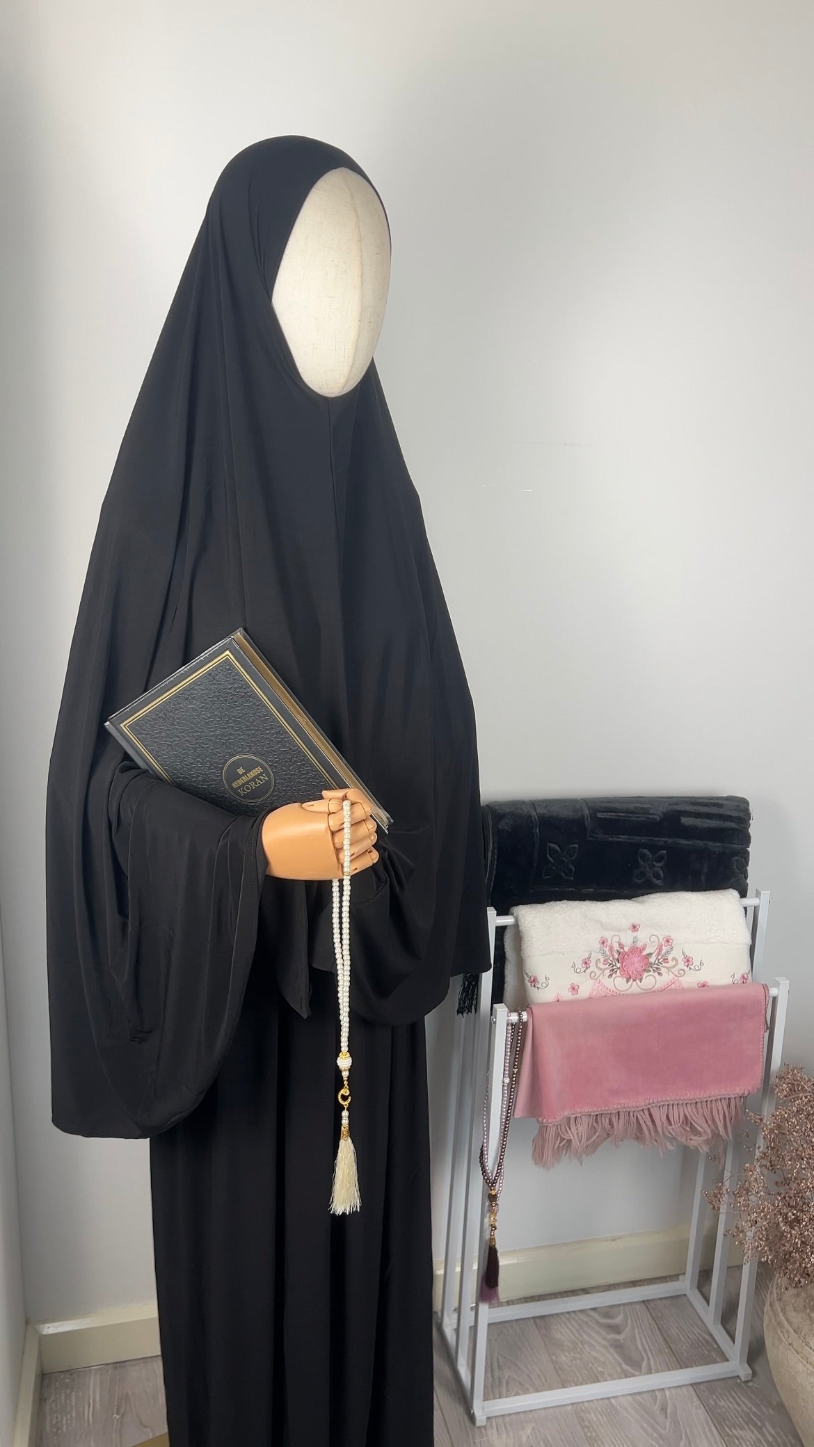 SKIRT KHIMAR SET BLACK