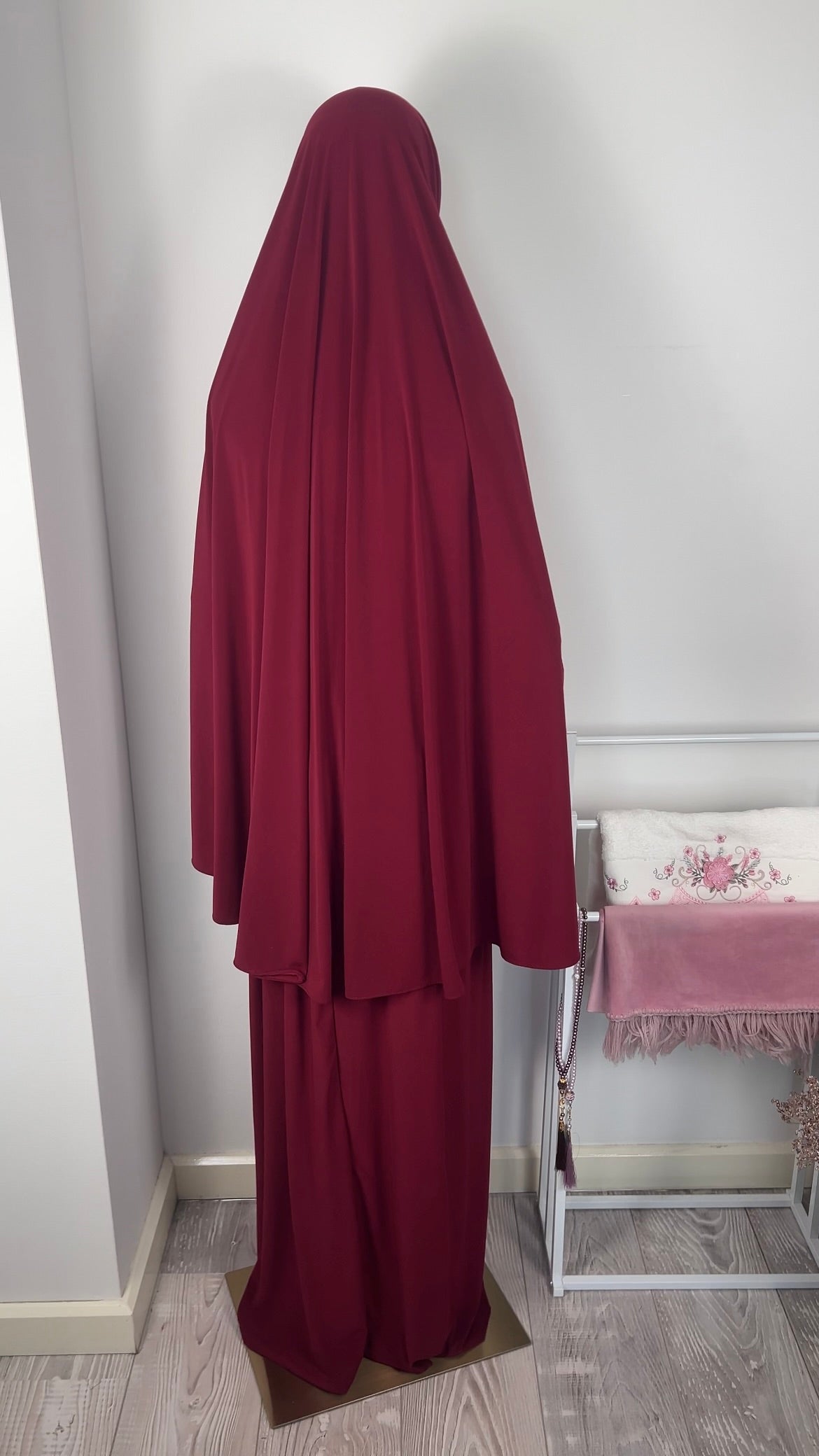 SKIRT KHIMAR SET BORDEAUX
