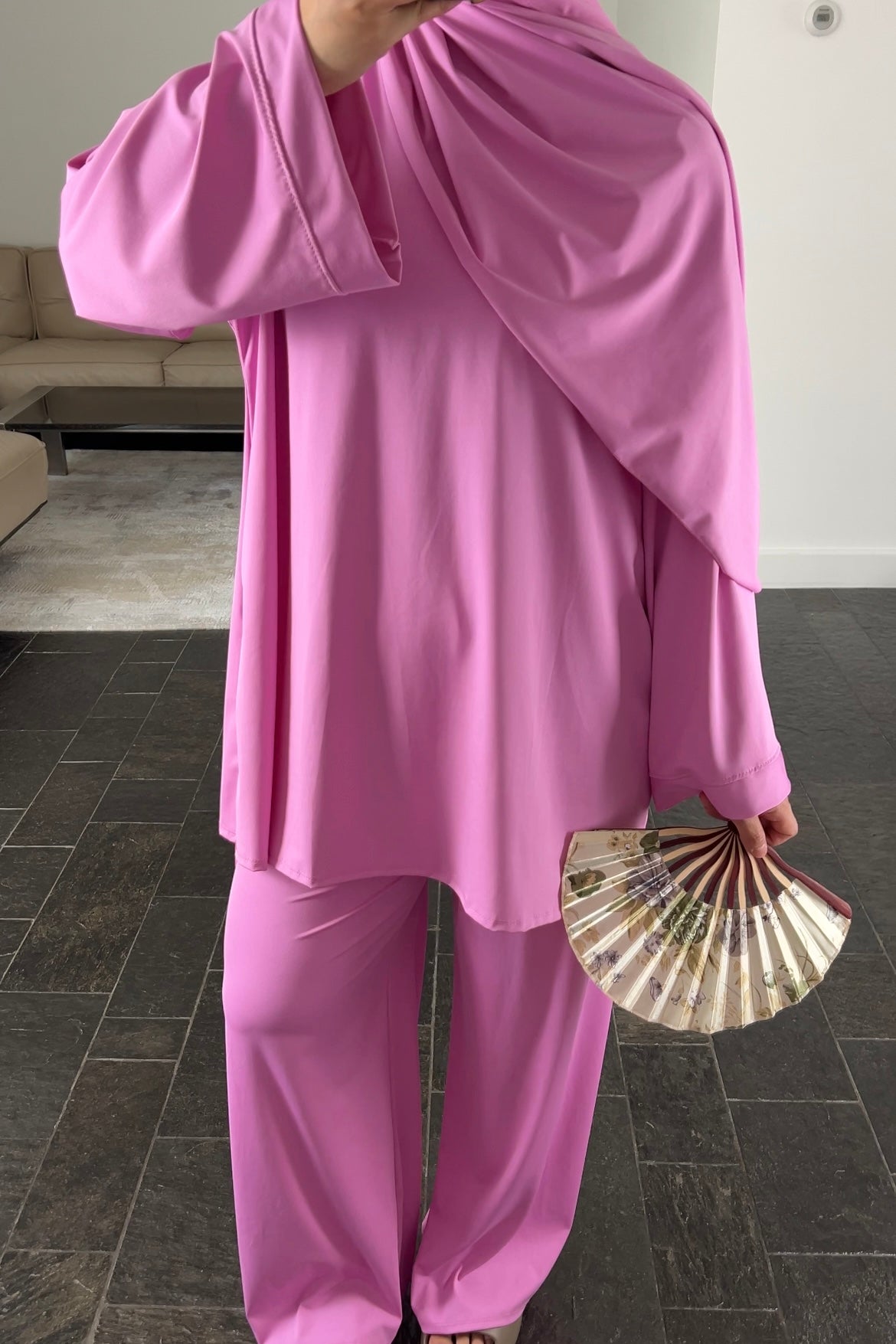 FUCHSIA BURKINI (3 piece)