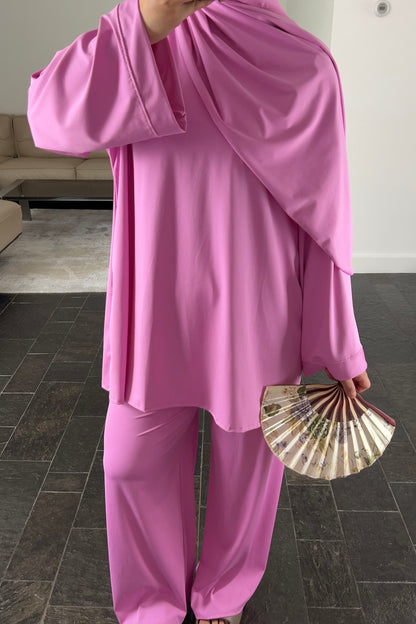 FUCHSIA BURKINI (3 piece)