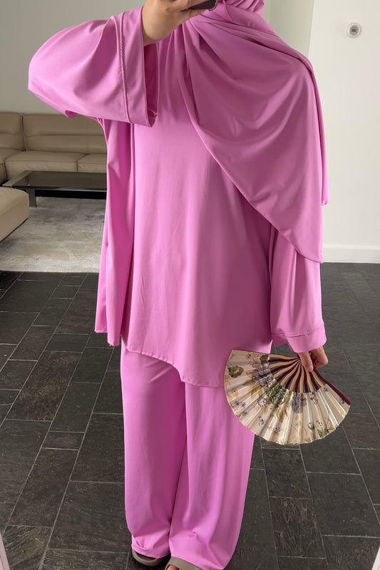 FUCHSIA BURKINI (3 piece)