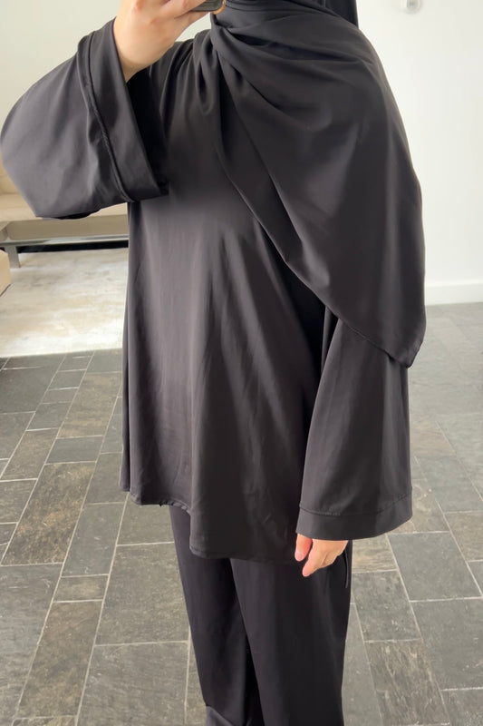 BLACK BURKINI (3 piece)