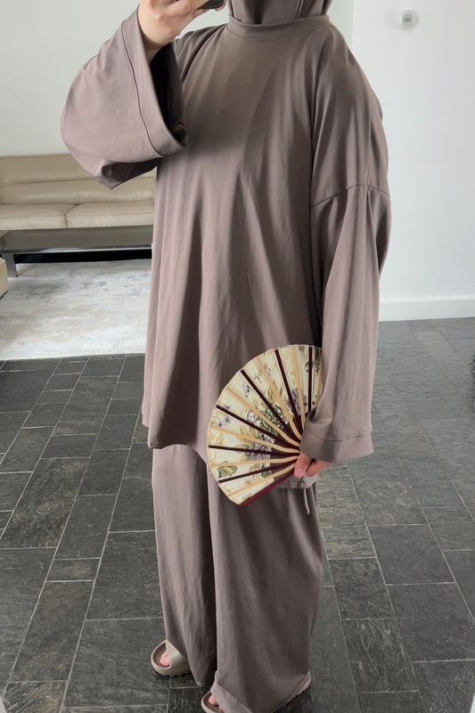 TAUPE BURKINI (3 piece)