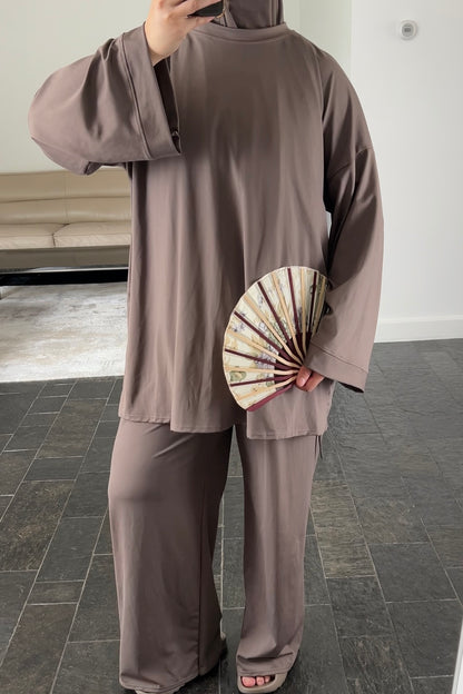 TAUPE BURKINI (3 piece)