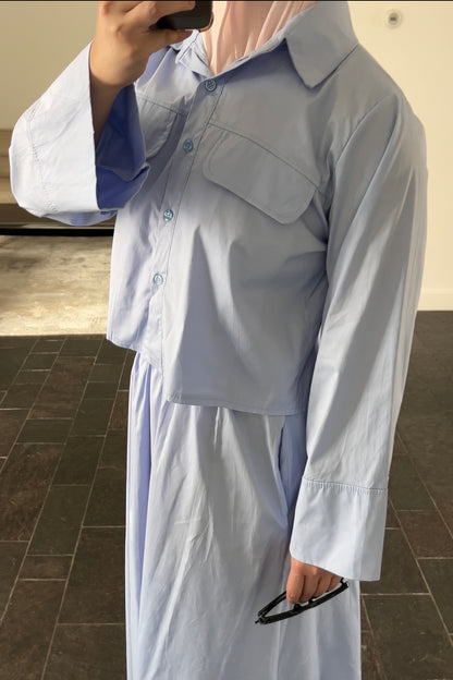 BABYBLUE POCKET SET (cotton)