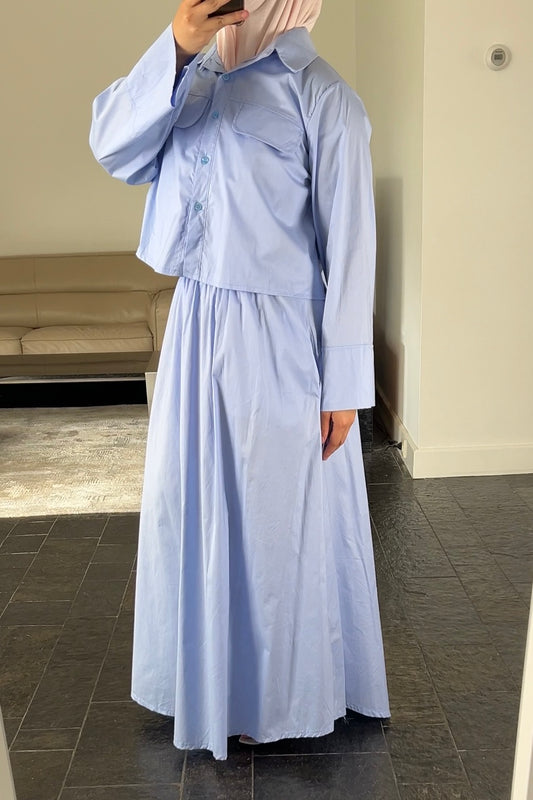 BABYBLUE POCKET SET (cotton)