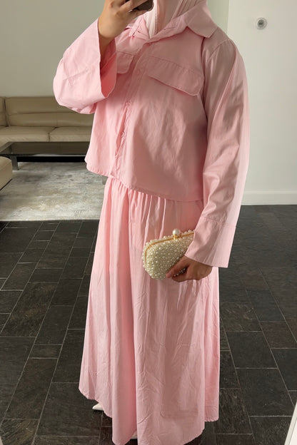 PINK POCKET SET (cotton)