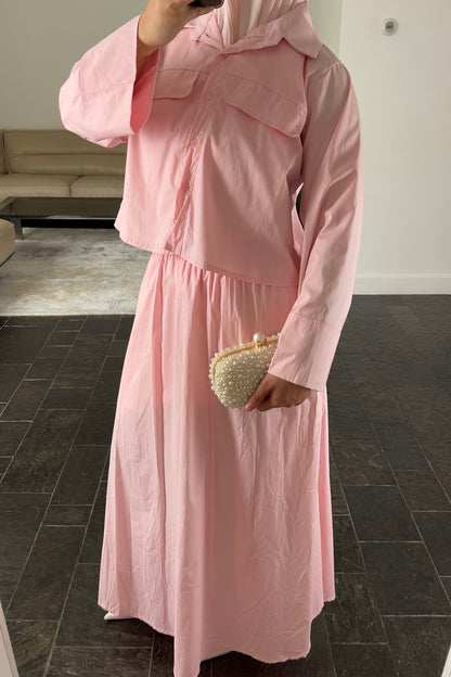 PINK POCKET SET (cotton)