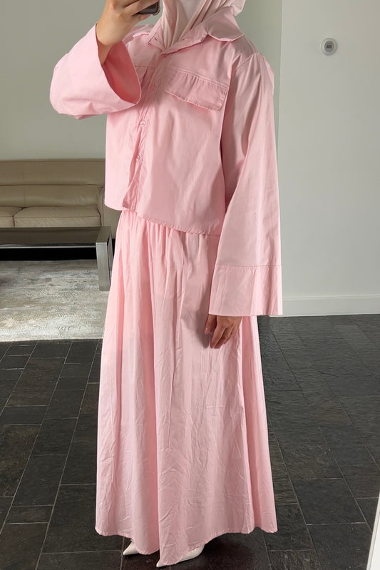 PINK POCKET SET (cotton)