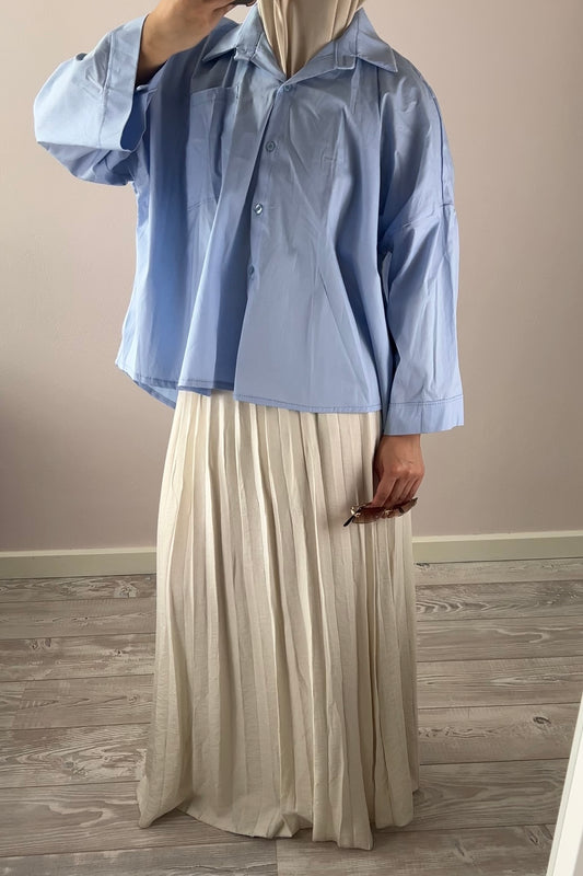 BABYBLUE BUTTON SHIRT