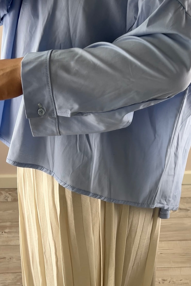 BABYBLUE BUTTON SHIRT