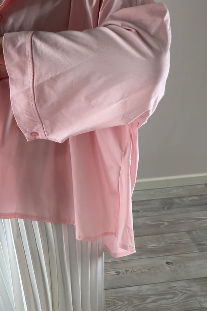 PINK BUTTON SHIRT