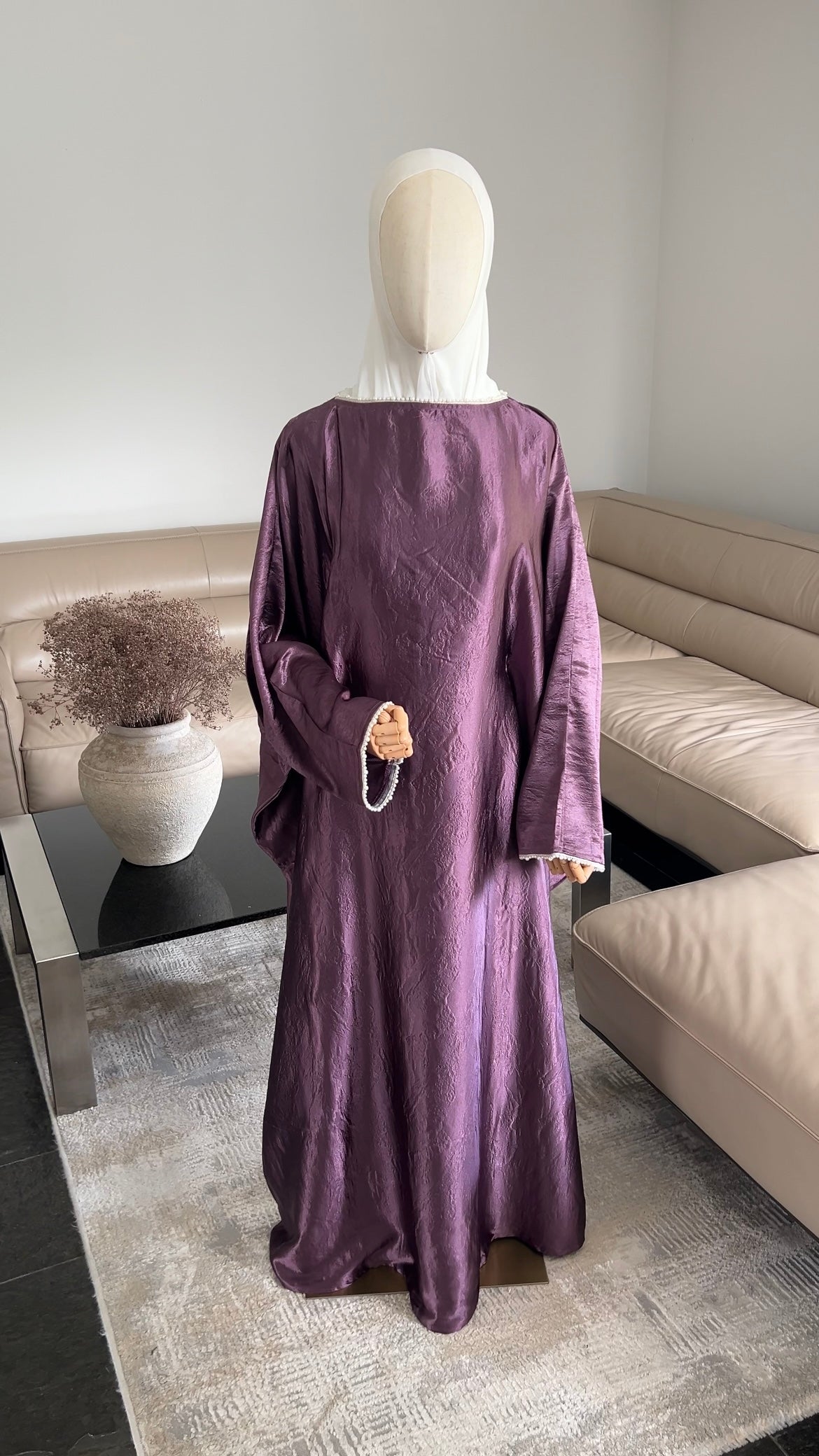 PEARL ABAYA PURPLE