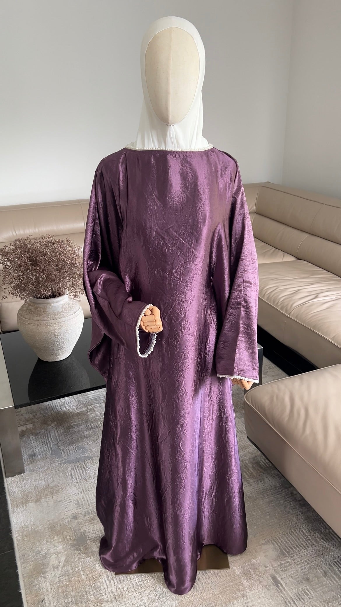 PEARL ABAYA PURPLE
