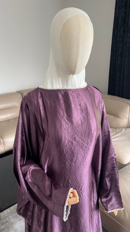 PEARL ABAYA PURPLE