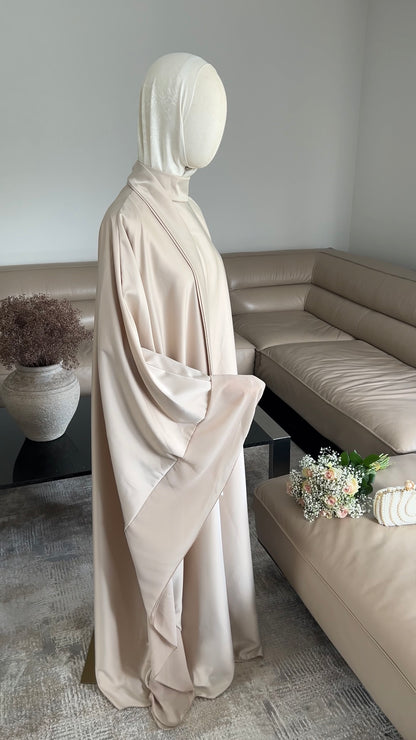 LAYERED PREMIUM DRESS BEIGE