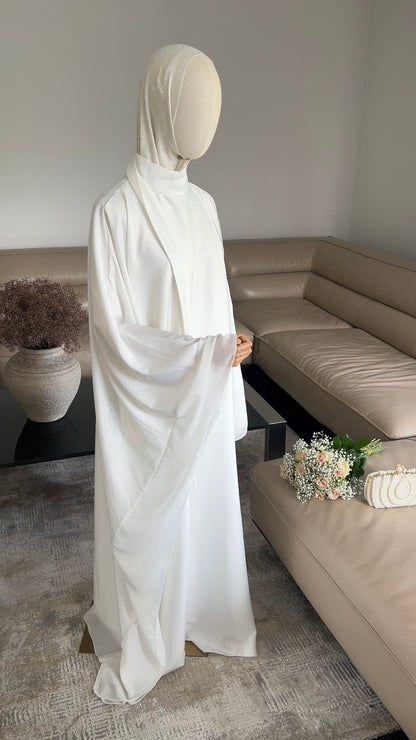 LAYERED PREMIUM DRESS WHITE