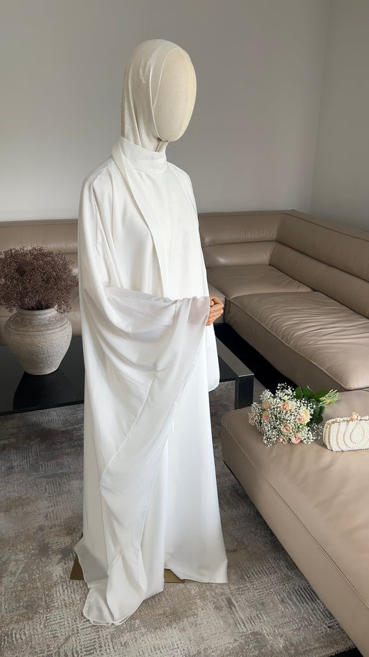 LAYERED PREMIUM DRESS WHITE