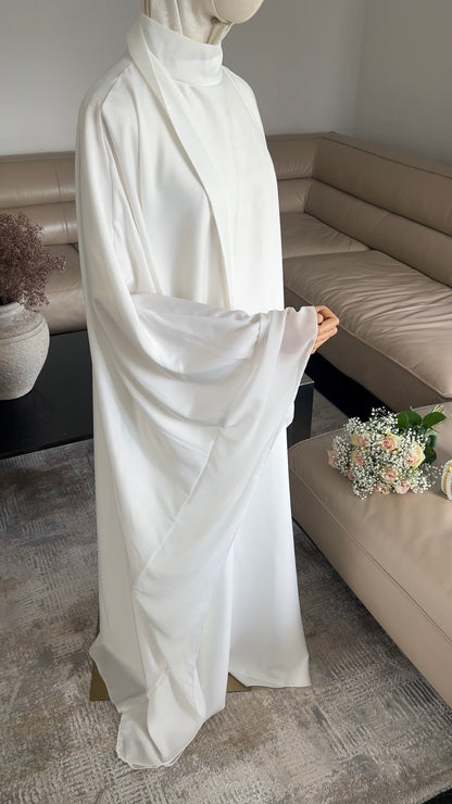 LAYERED PREMIUM DRESS WHITE