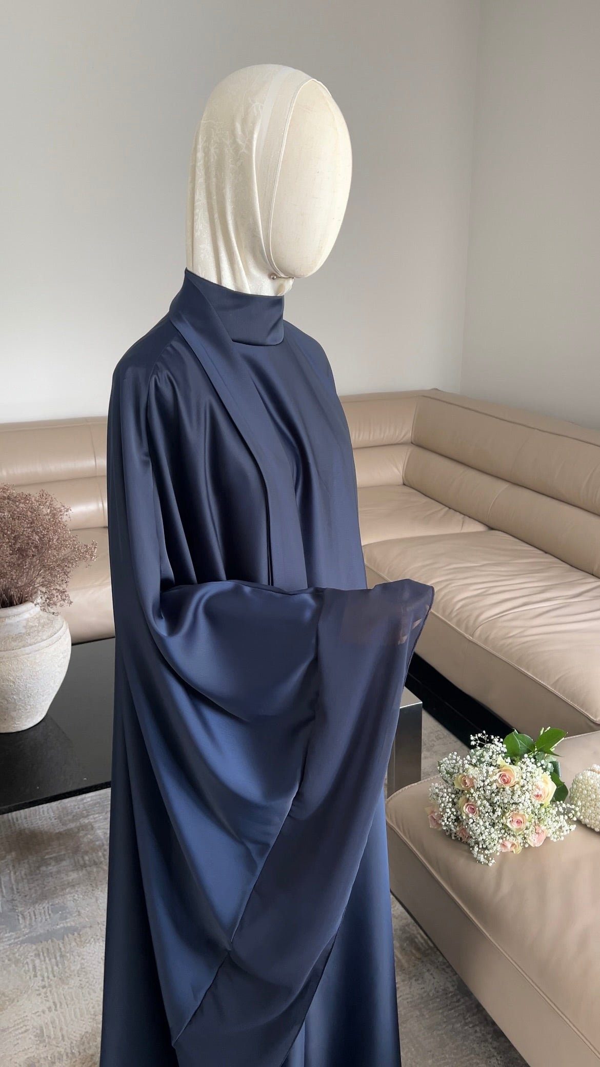 LAYERED PREMIUM DRESS NAVY