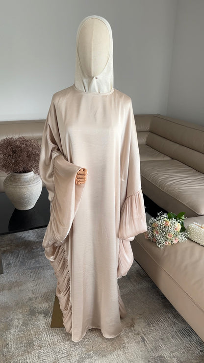 BUTTERFLY ABAYA BEIGE
