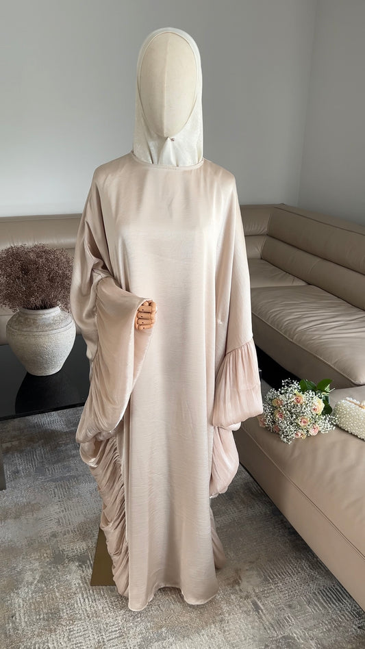 BUTTERFLY ABAYA BEIGE