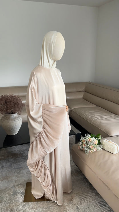 BUTTERFLY ABAYA BEIGE