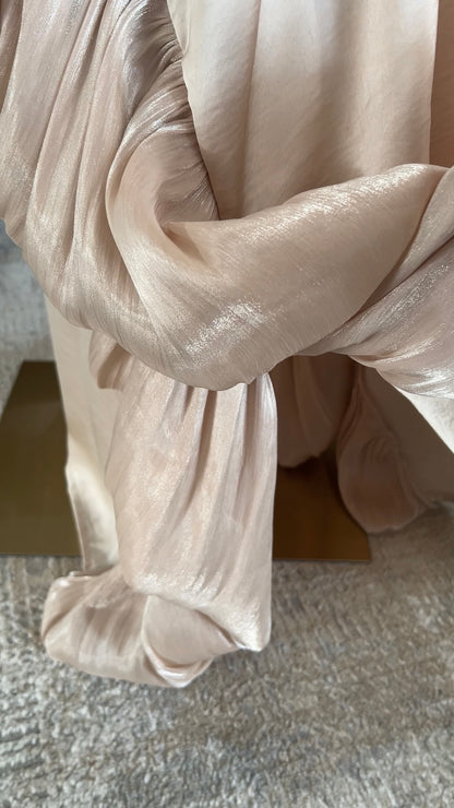 BUTTERFLY ABAYA BEIGE