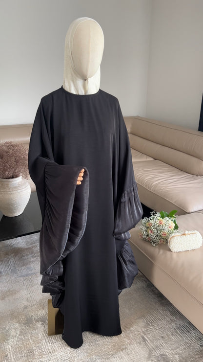 BUTTERFLY ABAYA BLACK