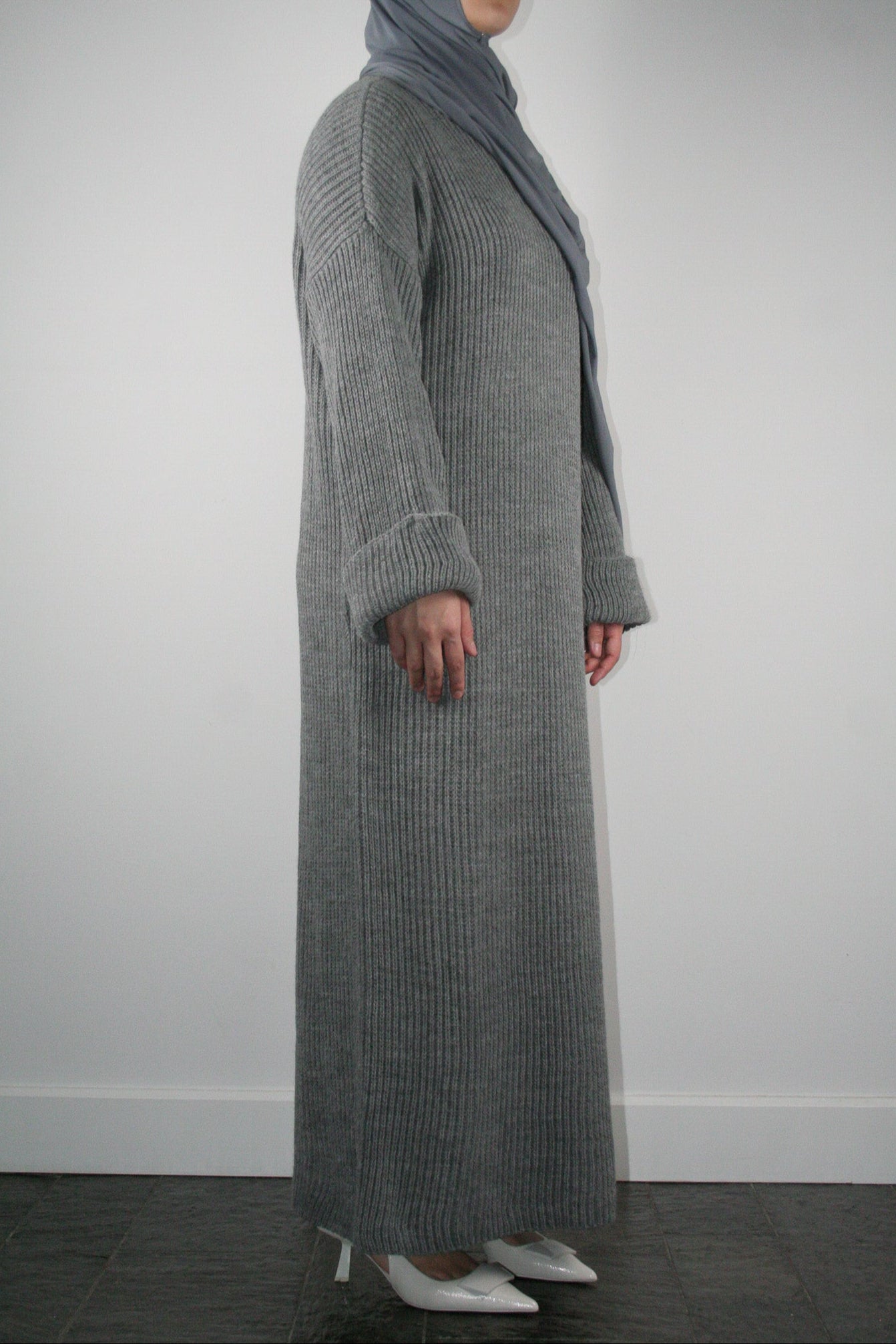 GREY KNIT DRESS