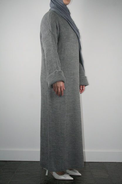 GREY KNIT DRESS