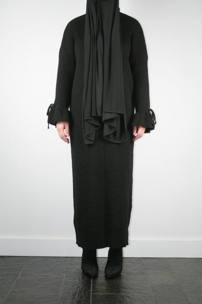 BLACK BOW TIE DRESS