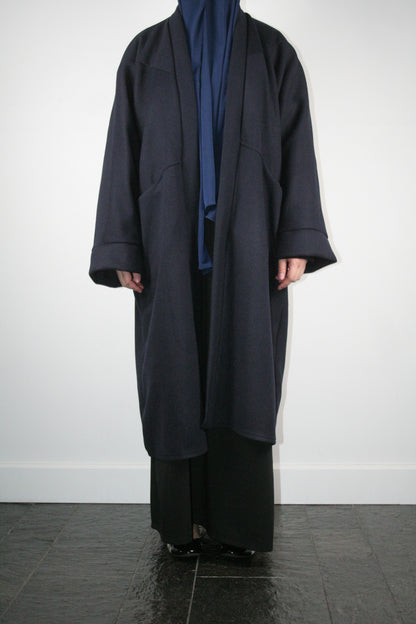 NAVY OVERSIZED COAT