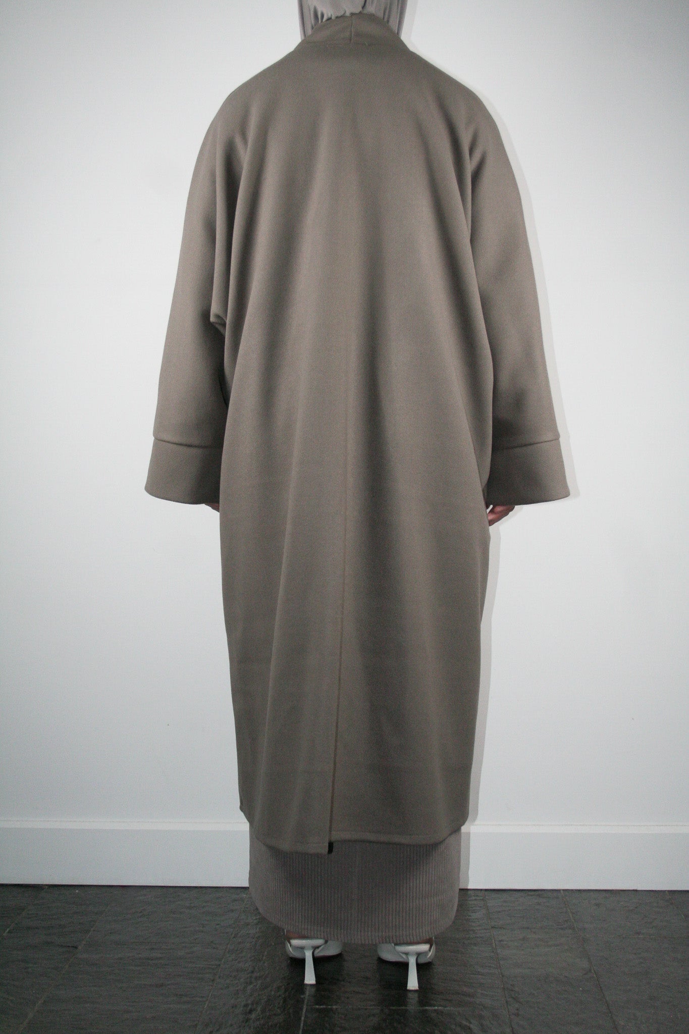 TAUPE OVERSIZED COAT