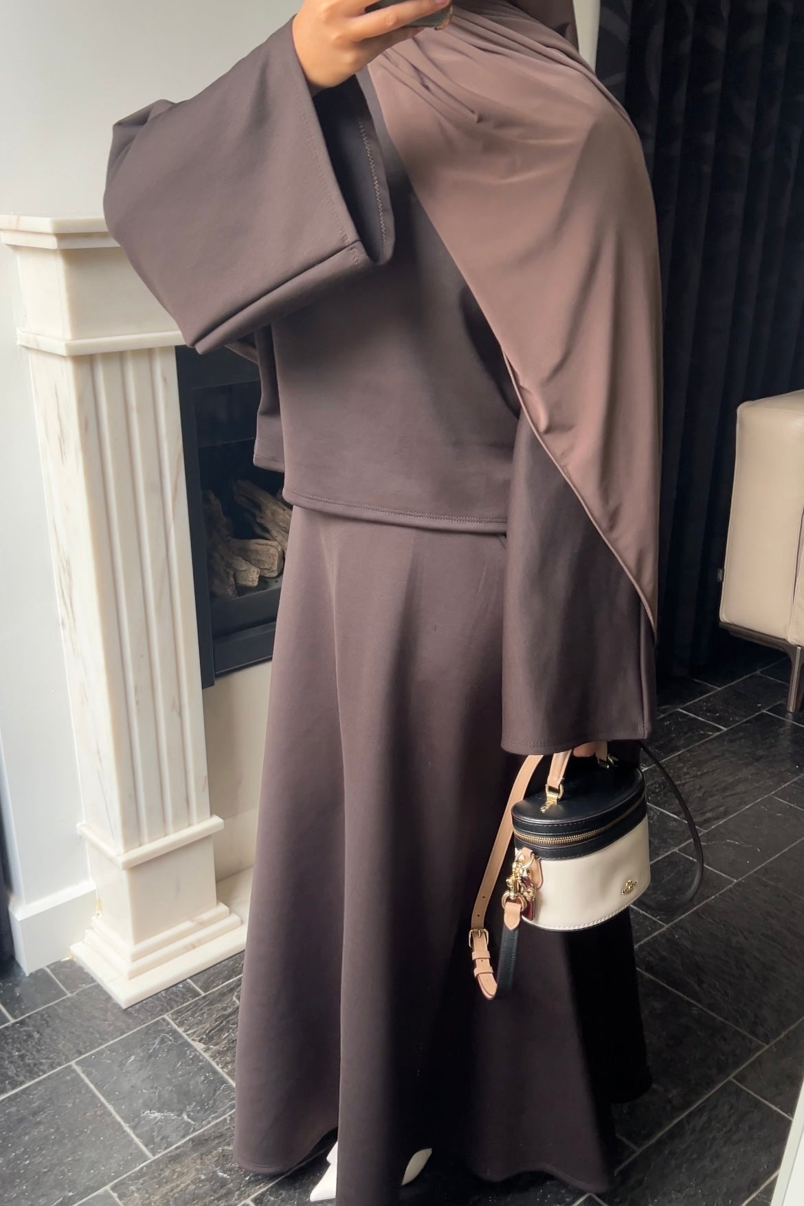 DARK BROWN BUTTER SET