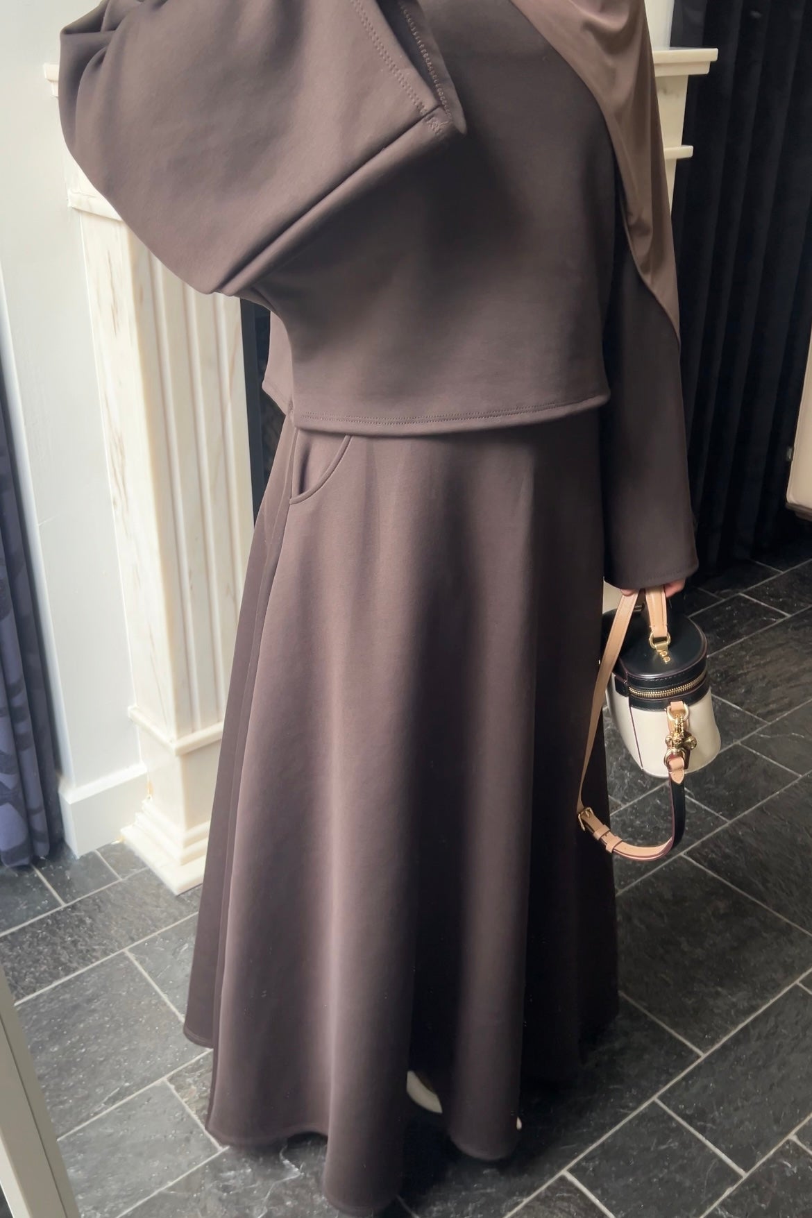 DARK BROWN BUTTER SET