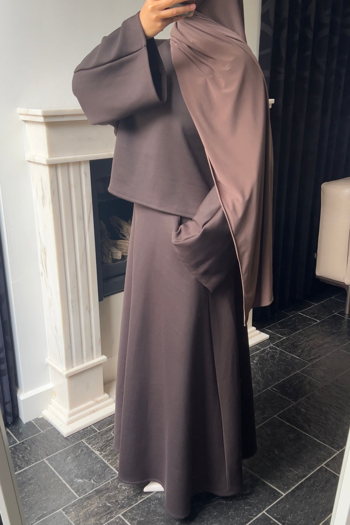 DARK BROWN BUTTER SET