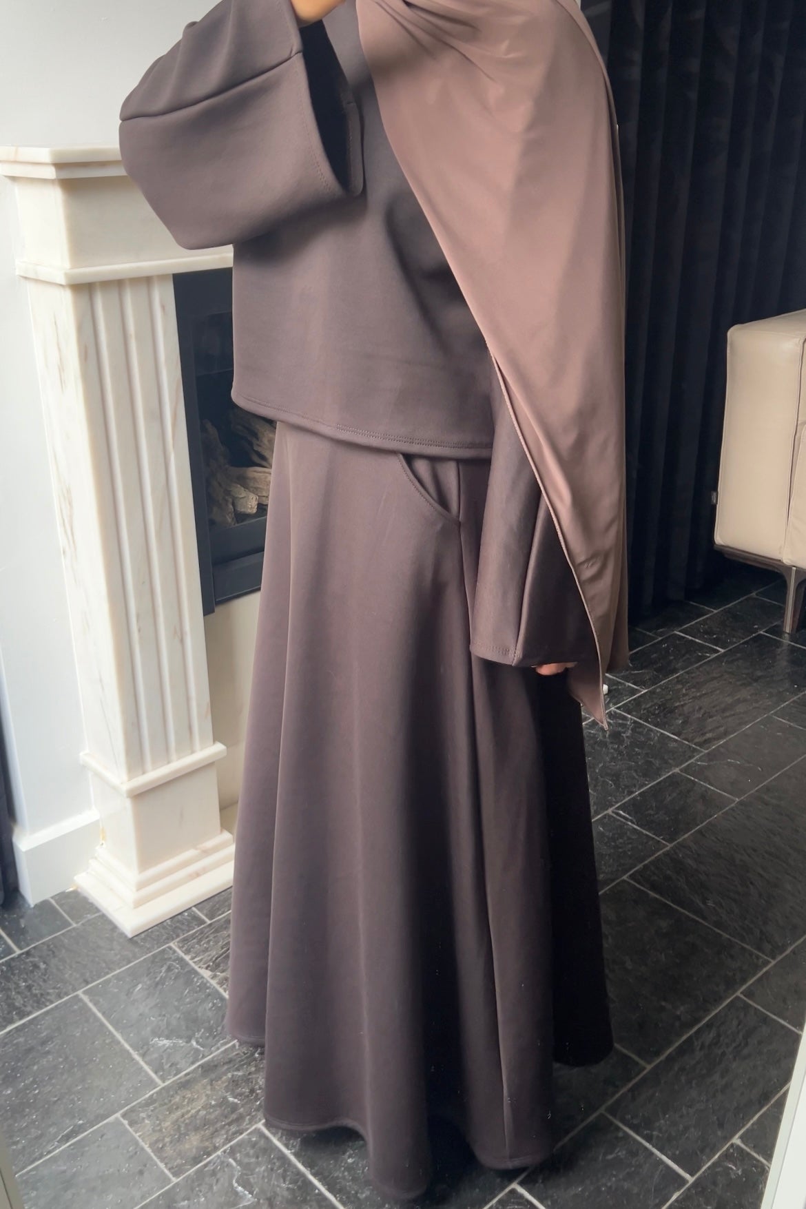 DARK BROWN BUTTER SET