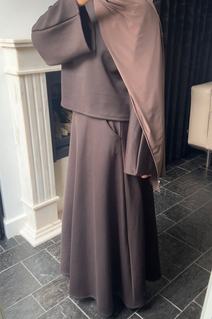 DARK BROWN BUTTER SET