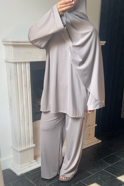 LIGHT TAUPE BURKINI (3 PIECE)