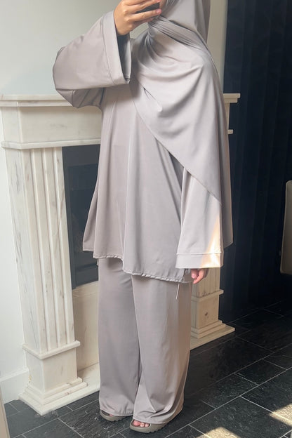 LIGHT TAUPE BURKINI (3 PIECE)