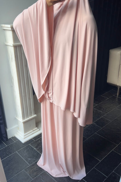 PINK KHIMAR SET (SKIRT)