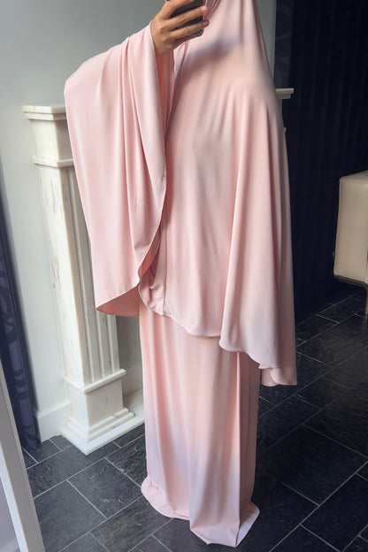 PINK KHIMAR SET (SKIRT)